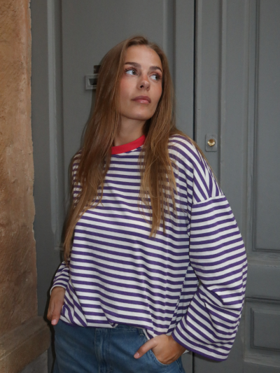 T-shirt LEONIE violet