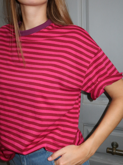 T-shirt NOA fuschia