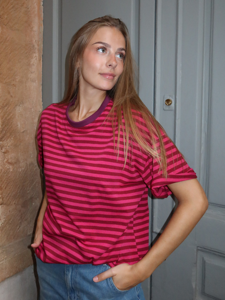 T-shirt NOA fuschia