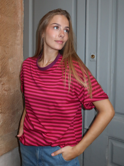 T-shirt NOA fuschia