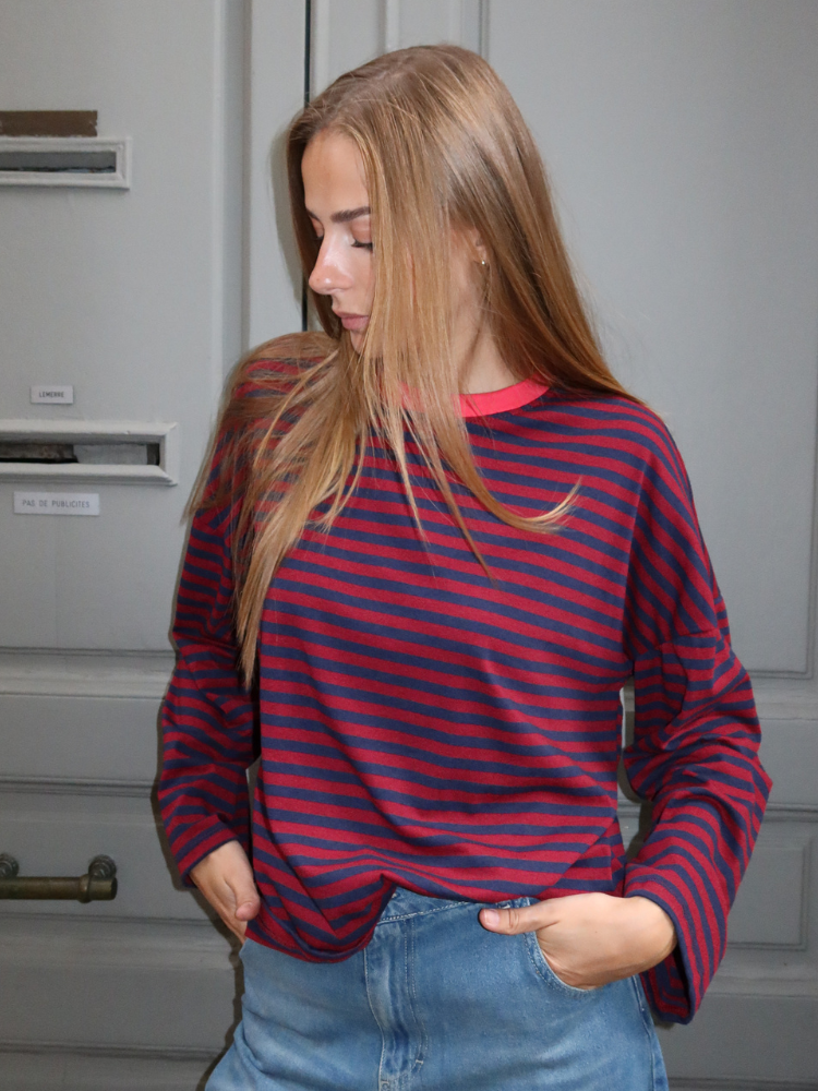T-shirt LEONIE bordeaux