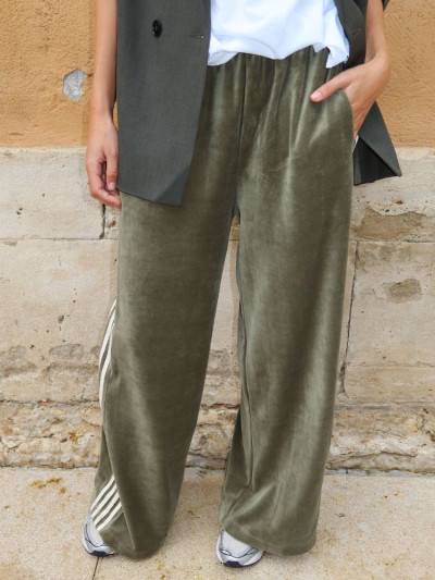 Pantalon DOLLY velours kaki