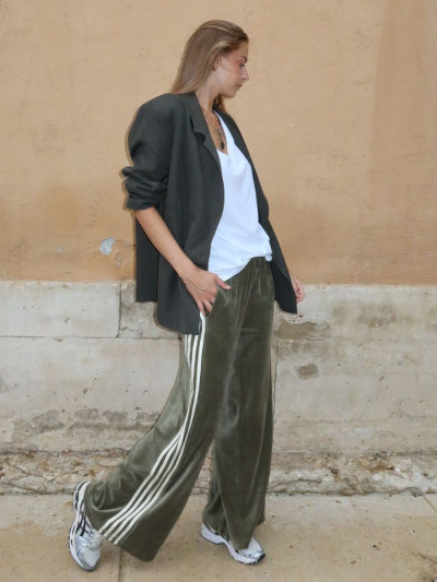 Pantalon DOLLY velours kaki