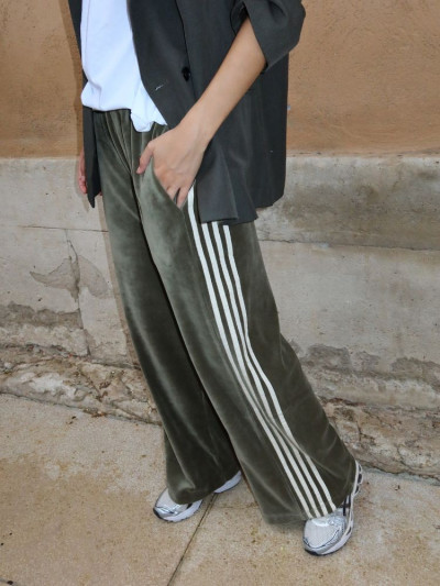 Pantalon DOLLY velours kaki