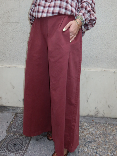Pantalon EMBER bordeaux