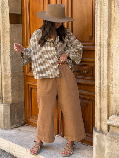 Pantalon JUAN camel 2