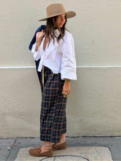 Pantalon CARLO marine