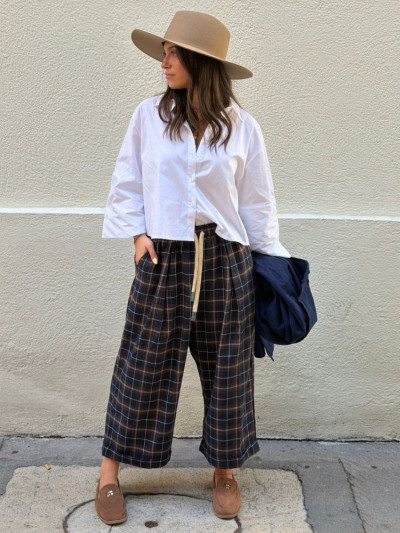 Pantalon CARLO marine