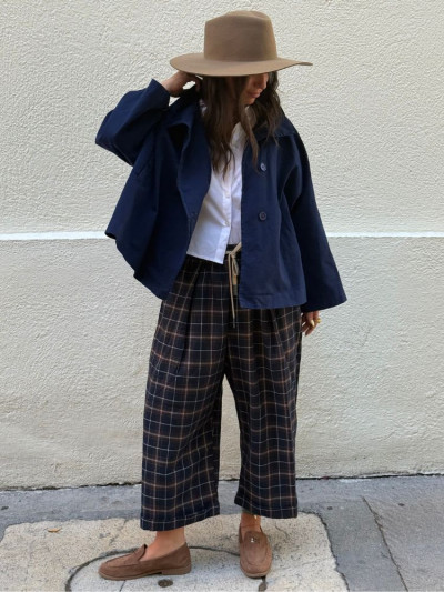 Pantalon CARLO marine