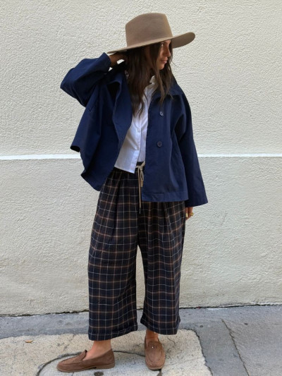 Pantalon CARLO marine