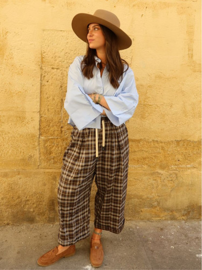 Pantalon CARLO choco 2