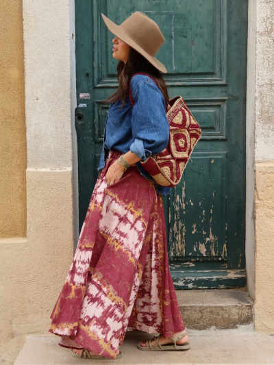 Jupe KITTY bordeaux