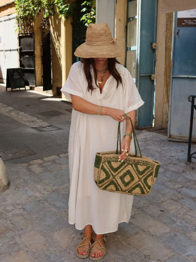 Panier LOUISA kaki
