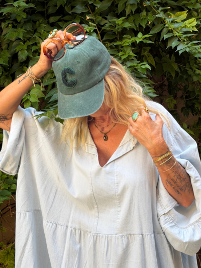 Casquette HOLA vert