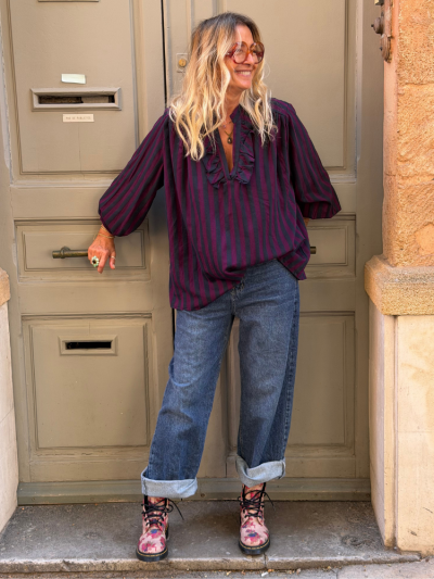 Blouse FILLIPA violet 2