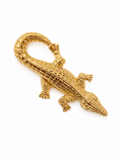 Broche CROCO doré