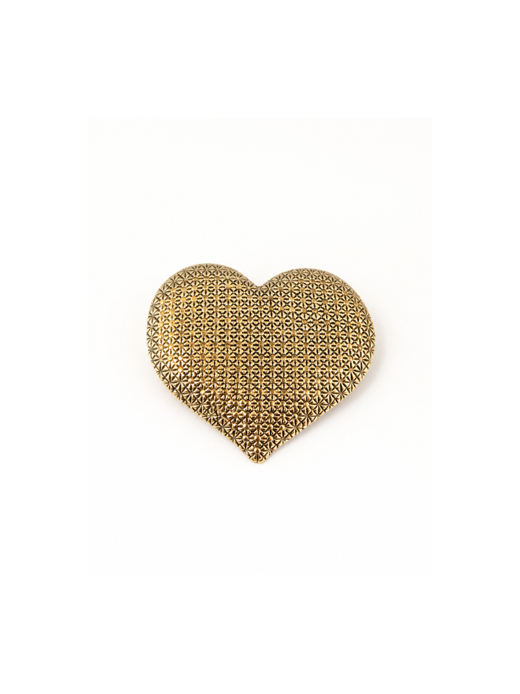 Broche CORAZON doré