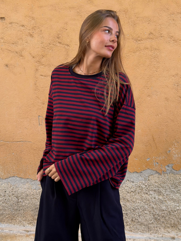 T-shirt MARCELIN bordeaux