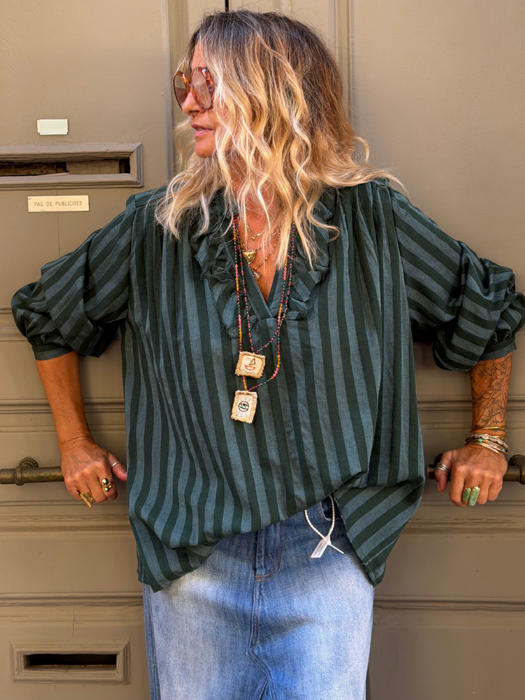 Blouse FILLIPA vert