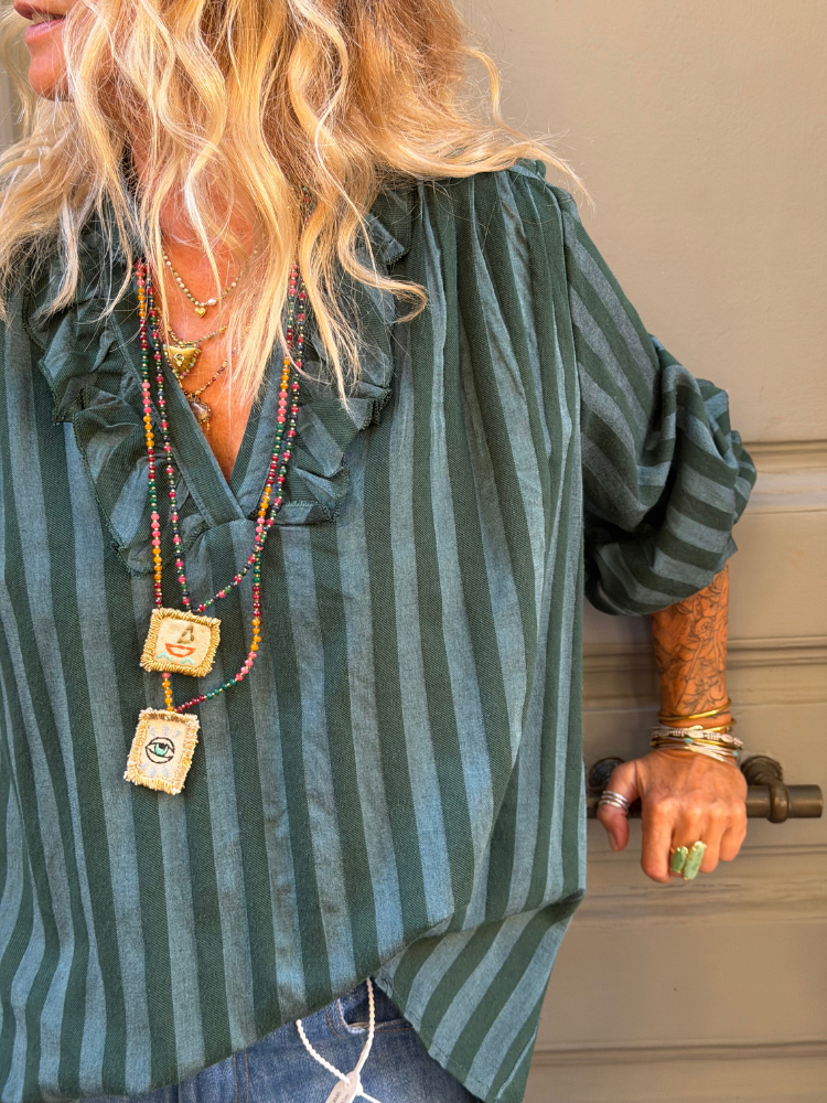 Blouse FILLIPA vert