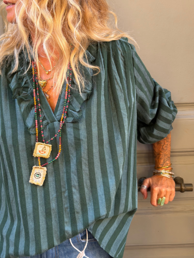 Blouse FILLIPA vert