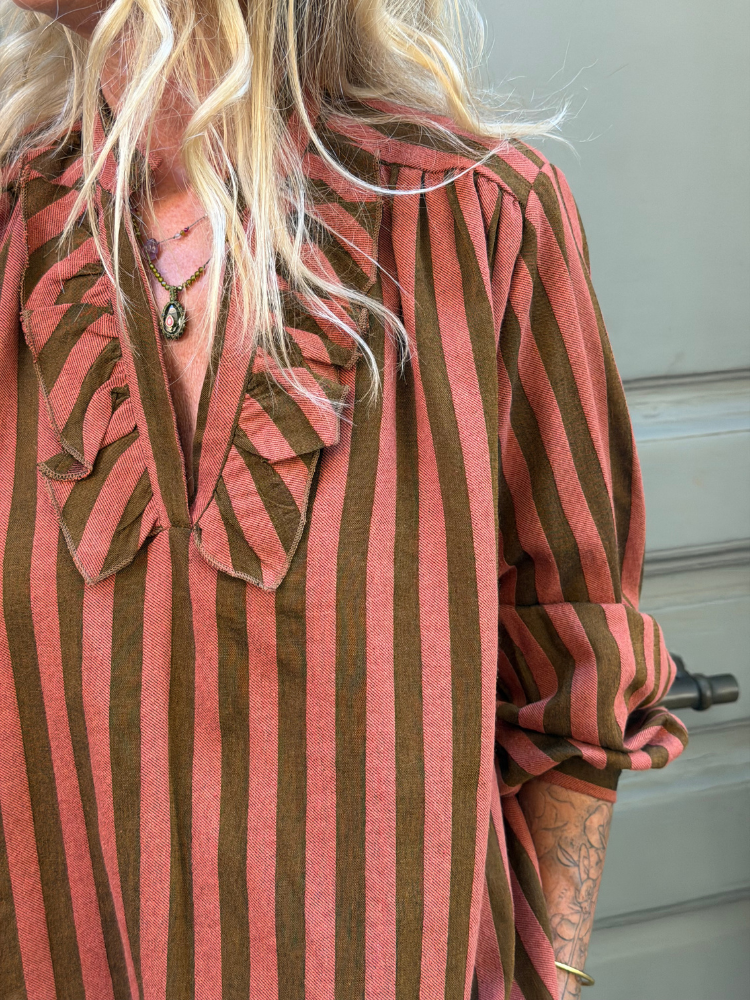Blouse FILLIPA terra cotta
