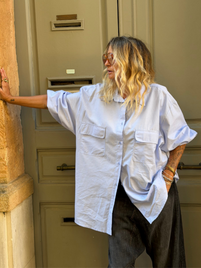 Chemise  HUTTING bleu