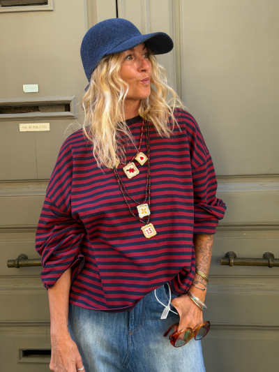 T-shirt MARCELIN bordeaux