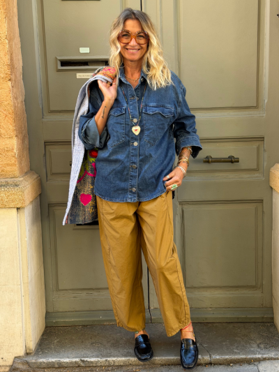 Pantalon MARIO safran