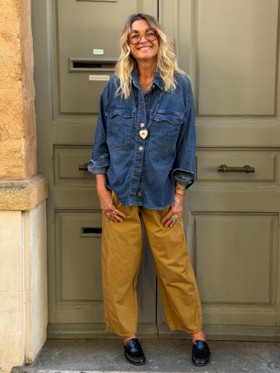 Pantalon MARIO safran