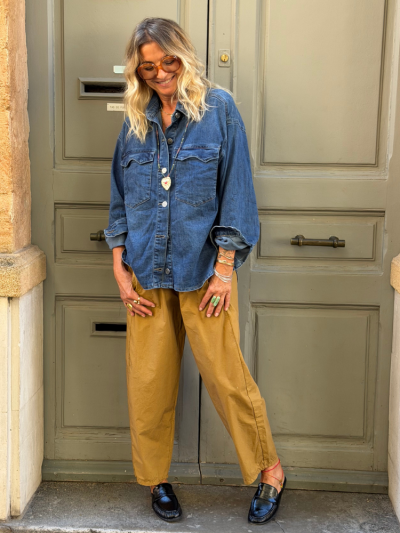 Pantalon MARIO safran