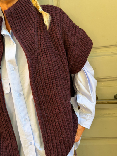 Gilet SUPER bordeaux