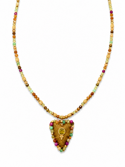 Collier HEART vert
