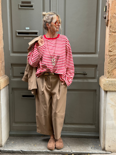 Pantalon LEANE camel 2