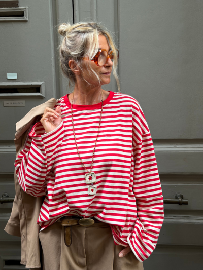 T-shirt MARCEAU rouge