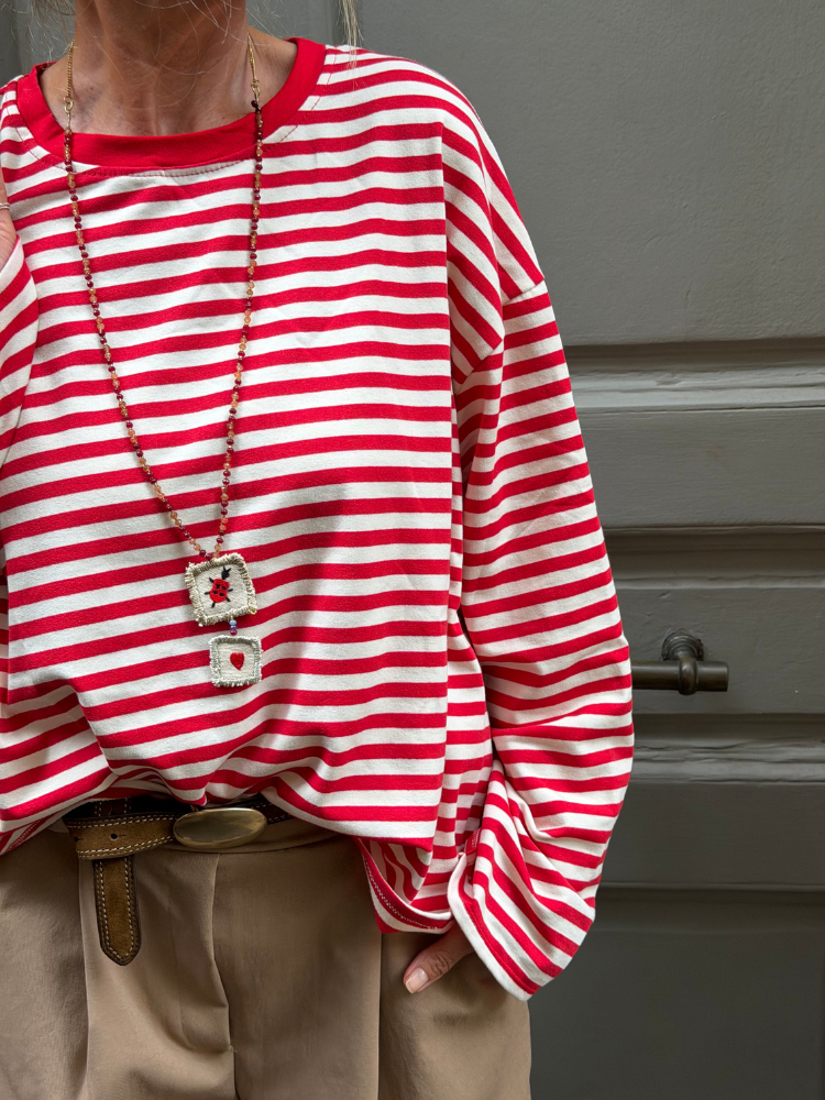 T-shirt MARCEAU rouge