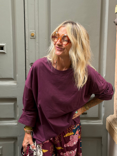 T-shirt DITA bordeaux