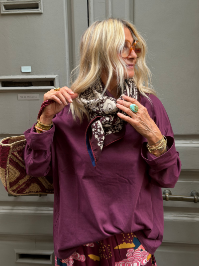 T-shirt DITA bordeaux