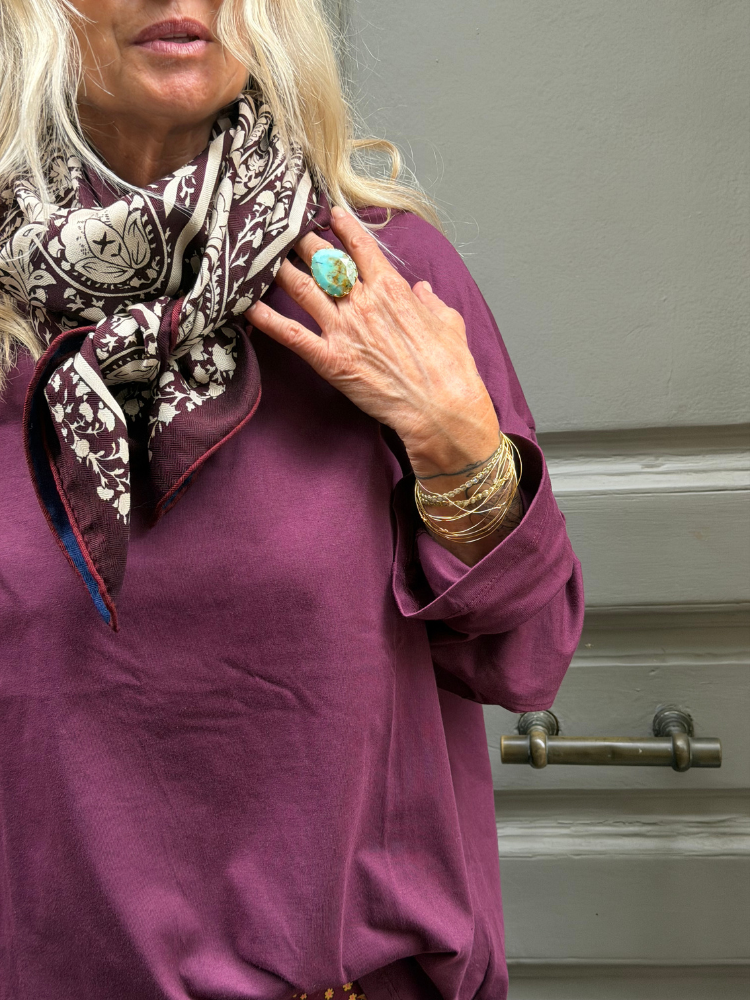 T-shirt DITA bordeaux