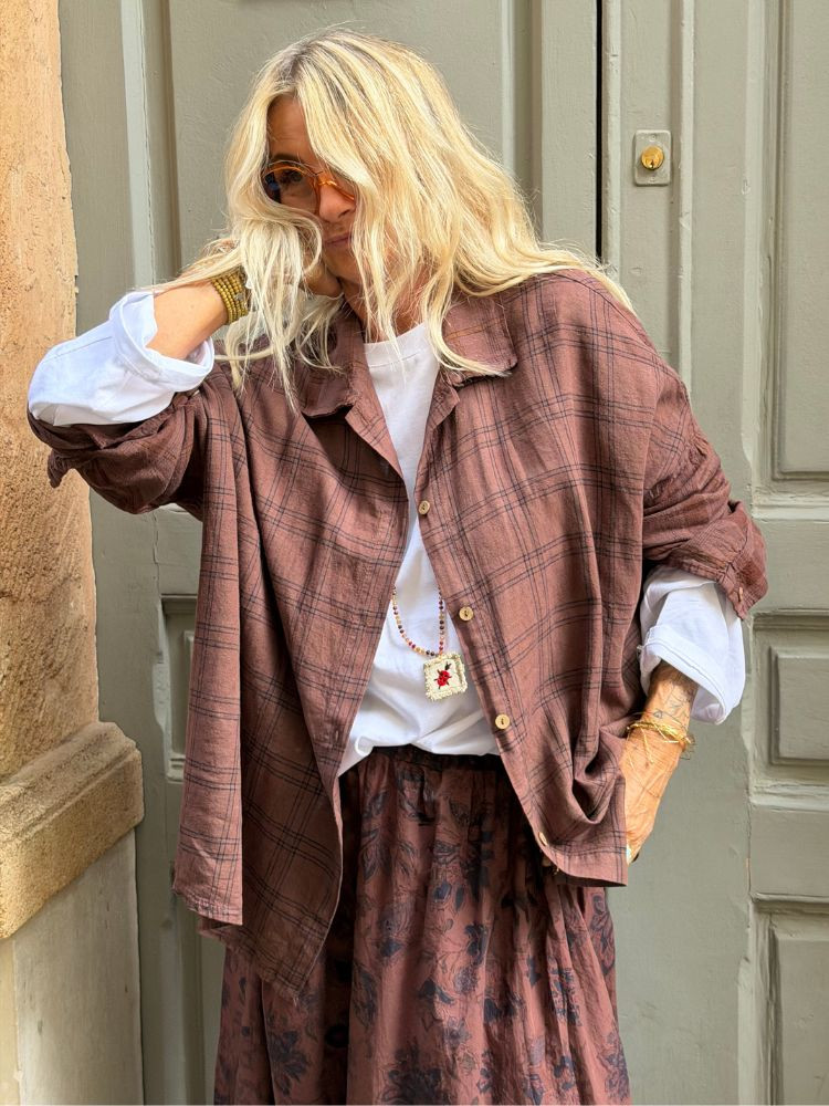 Chemise AUDE choco