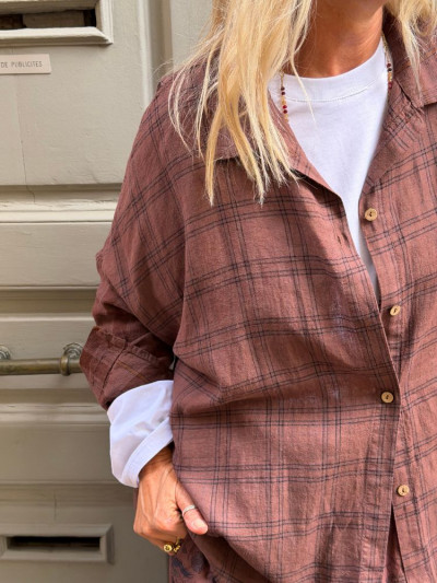 Chemise AUDE choco