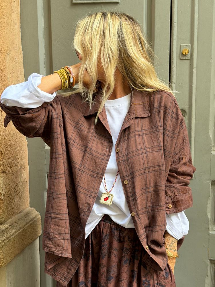 Chemise AUDE choco