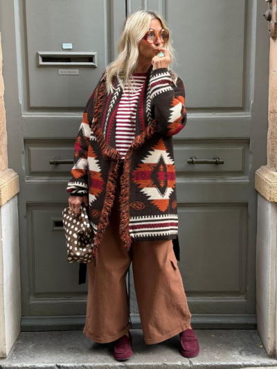 Gilet TIKA choco