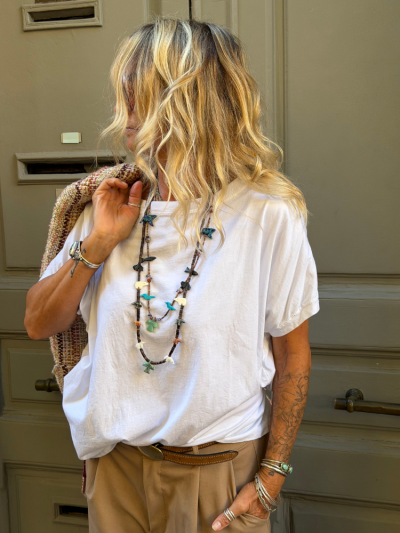 T-shirt NINE blanc