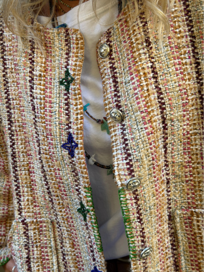 Kimono CLARIS rose & beige