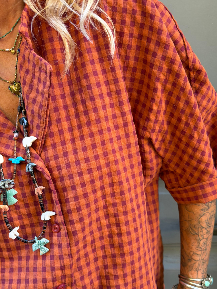 Chemise PAULKA terracotta