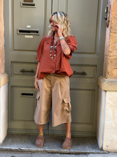 Chemise PAULKA terracotta