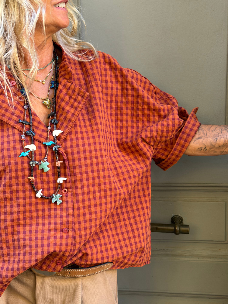 Chemise PAULKA terracotta