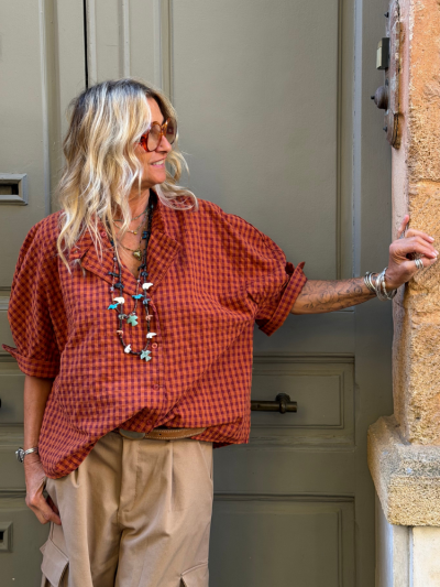 Chemise PAULKA terracotta