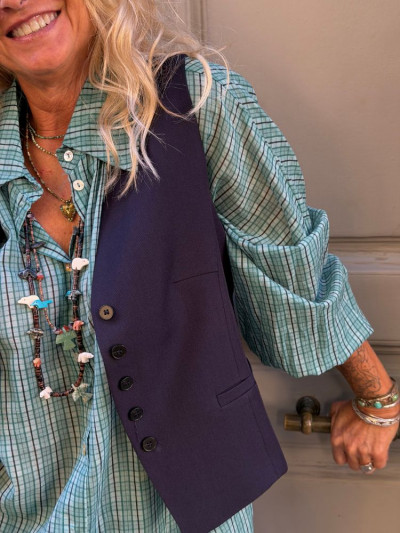 Chemise AGUACATE turquoise